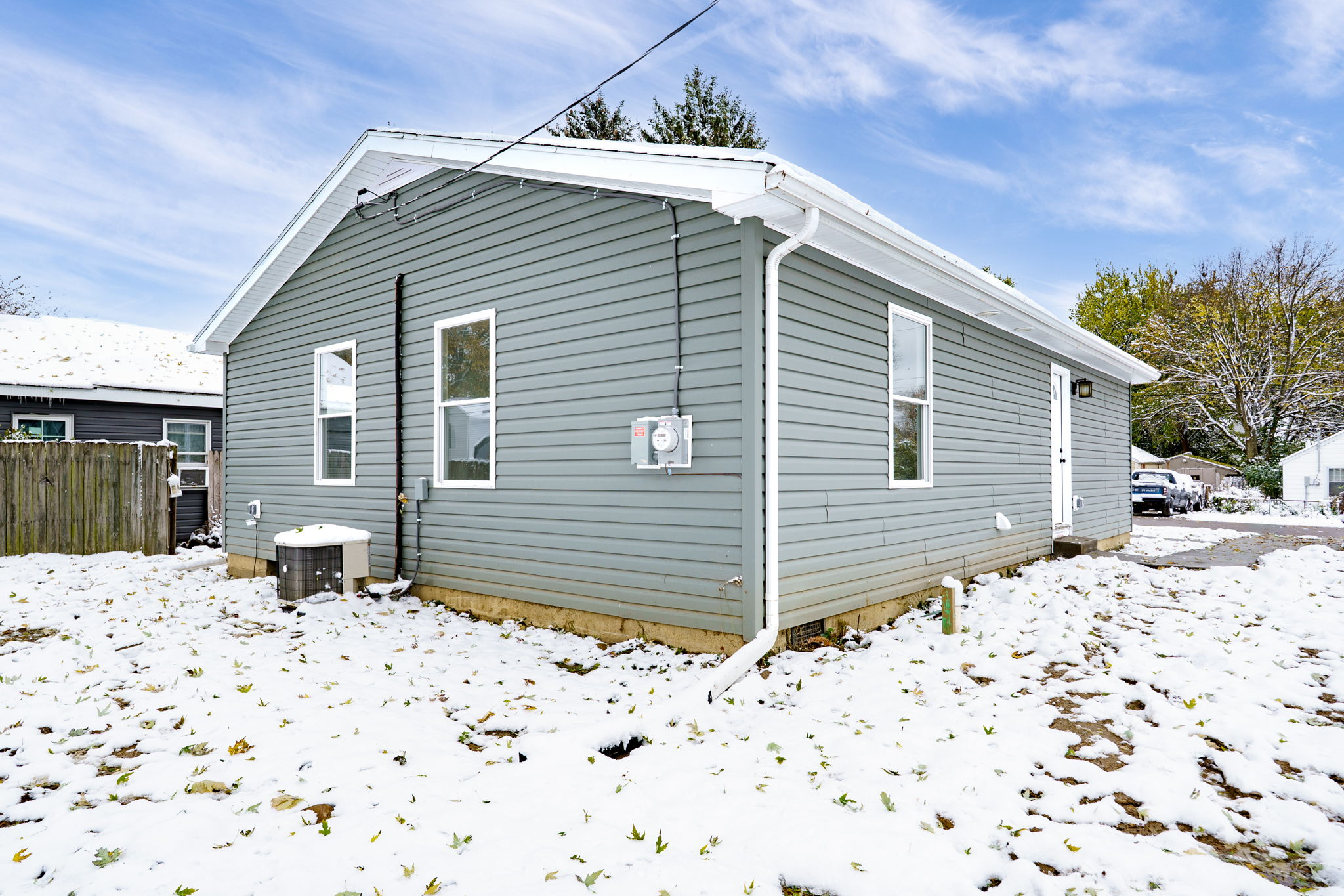 Rear exterior of 2203 Cardinal Ave